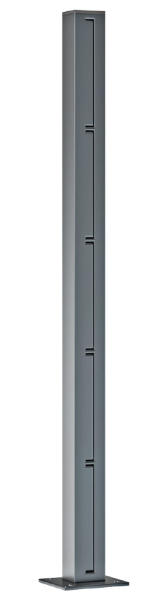 60×60×1.5mm Galvanised Steel Post | Heavy-Duty Fence Post | 4 Length Options | UK Building Compliant