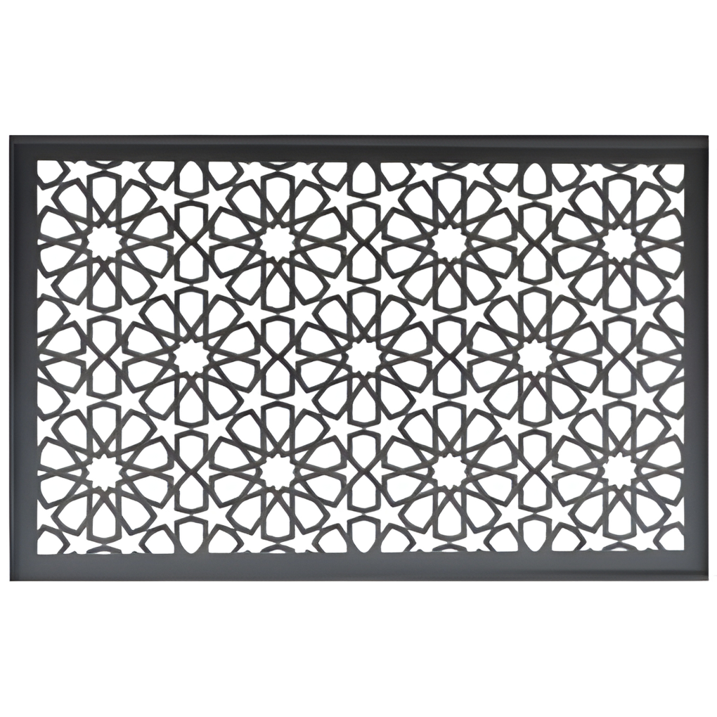 5160 Series 2mm Laser-Cut Steel Panel | Design 1160 | Architectural Metal Sheets | Multiple Sizes | Raw or Powder-Coated Finish